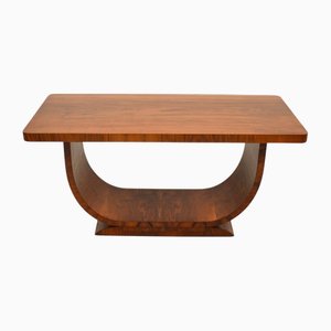 Table Basse Art Déco en Noyer, 1930