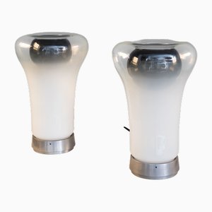 Sappho Tischlampen von Angelo Mangiarotti, 2er Set