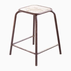 Vintage Industrial Metal Stool
