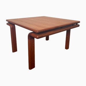 Dänischer Quadratischer Couchtisch aus Teak, 1970er