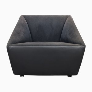 Postmodern Leather Armchair on Wheels from Cor, 1990s