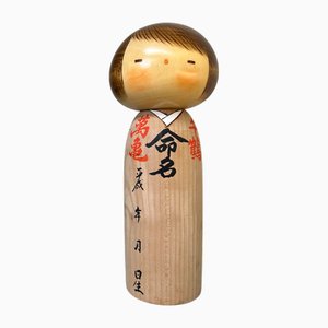Muñeca Usaburō Kokeshi vintage. Japón, años 80
