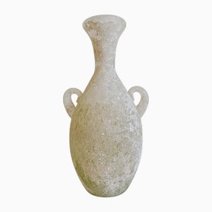 Jarrón Scavo Mid-Century de cristal de Murano de La Murrina, Italia, años 60