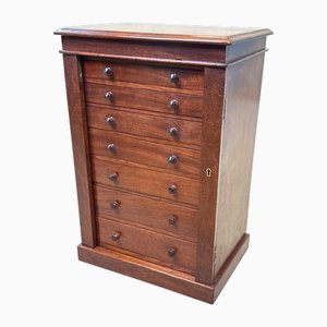 Commode à Tiroirs Wellington Miniature en Acajou, 1880s