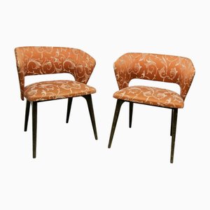 Coquille Armchairs attributed to Michel Ducaroy for Ligne Roset, 1958, Set of 2