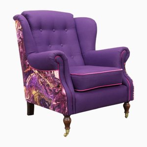 Fauteuil Classique dans le style de Howard & Sons, 1960s