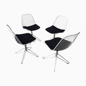 Wire Dining Chair attributed to Henrik Pedersen for Houe DM