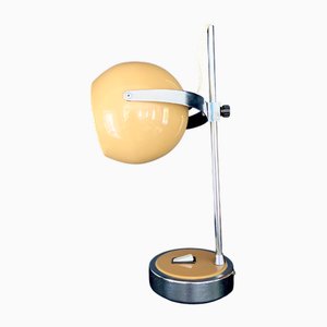 Lampe de Bureau Eye-Ball Camel en Métal, 1970s