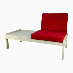 Mid-Century One-Seater Sofa with Table, 1970s