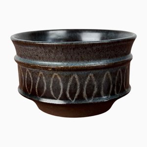 Mid-Century Modern Danish Studio Pottery Bowl from Sejer Keramik, 1955