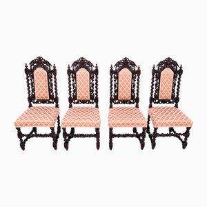 Antique German Chairs, 1870, Set of 4