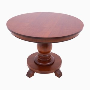 Antique Northern European Round-Top Table, 1890s