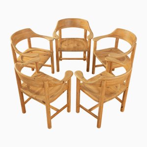 Esszimmerstühle von Rainer Daumiller für Hirtshals Savvæ⁠rk, 1970er, 5er Set