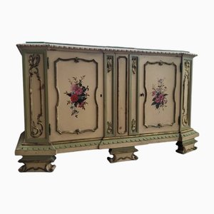 Cassettiera laccata in stile barocco veneziano