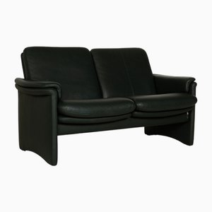 Two-Seater Green Sofa in Leather from Erpo City