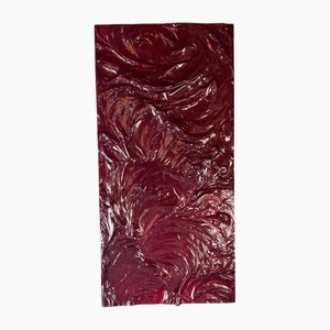 Red Wall Lamp by Uwe Mersch, 1970s