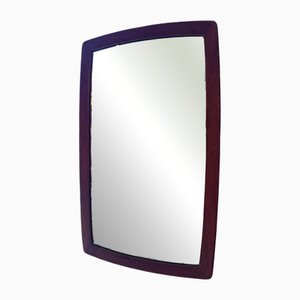 Vintage Teak Mirror, Denmark, 1960s
