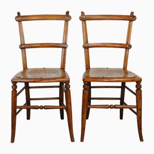 Vintage Esszimmerstühle aus Holz von Luterma, Estland, 2er Set