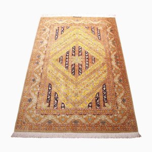 Alfombra Qom de Oriente Medio tejida a mano