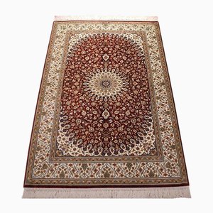 Alfombra Qom de Oriente Medio tejida a mano