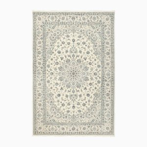 Middle Eastern Hand-Knotted Nain Rug