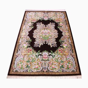 Alfombra Qom de Oriente Medio tejida a mano