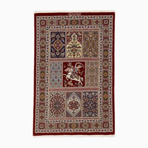 Qom Hand-Knotted Rug in Wool