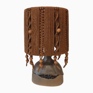 French Ceramic Table Lamp, 1975