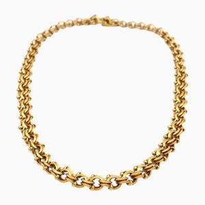 Collier Double Maille en Or Jaune