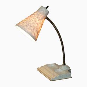 Bankers Table Lamp with Original Switch, 1950s