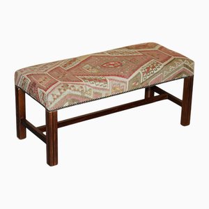 Panca Kilim in stile vittoriano