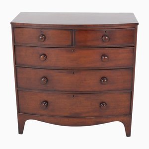 Victorian Mahogany Bow Front Chest of Drawers