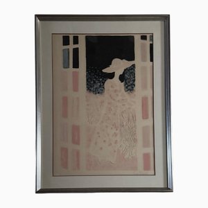 André Brasilier, Secret Gardens, 20th Century, Lithograph