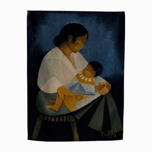 Tendresse Tapestry in Wool by Robert Four