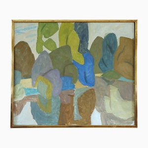 Reflections at the Grove, Peinture à l'huile, Encadré