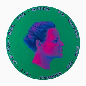 Natasha Lelenco, Currency #268, 2025, Acrylic on Wood