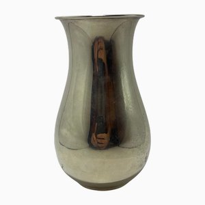 Scandinavian Modern Silver Plated Vase from FAK, Sweden, 1930s