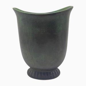 Art Deco Bronze Vase from GAB, 1930s