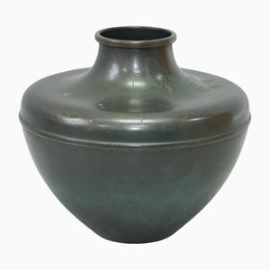 Swedish Art Deco Bronze Vase from N & J, 1930s