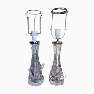 Table-Lamp RD1477 attributed to Carl Fagerlund for Orrefors, 1960, Set of 2