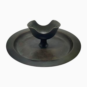 Decorative Plate in Bronze from GAB, 1930s