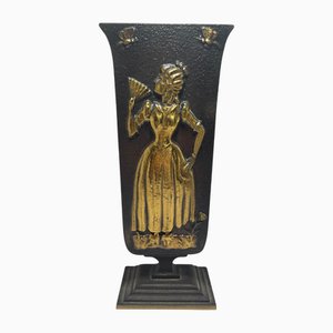 Vaso Athena in bronzo di Oskar Antonsson, anni '30