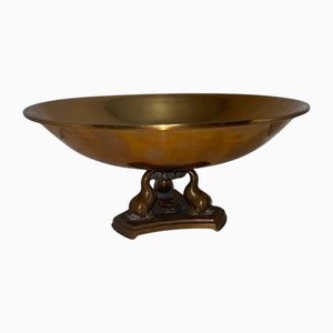 Swedish Art Deco Bronze Centerpiece attributed to Nordiska Juvelaktiebolaget, 1930s