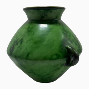 Art Deco Ceramic Vase by Erik Mornils for Nittsjö, Sweden, 1930s