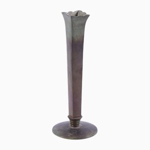 Swedish Art Deco Bronze Vase attributed to GAB, 1930s
