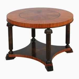 Centre de Table Rond Néoclassique attribué à Axel Einar Hjorth, Suède, 1930s
