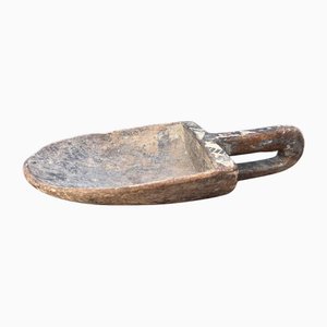 Pala sueca de madera tallada a mano, década de 1850