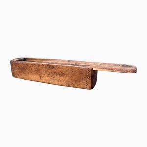 Caja de arte popular sueco con tapa corrediza, 1752
