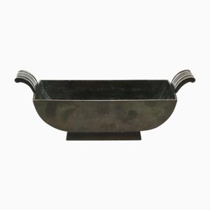 Jardinière Art Déco in bronzo di GAB, Svezia, anni '30