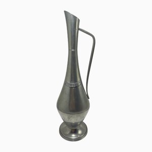 Swedish Modern Tall Pewter Vase from GAB, 1940s